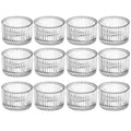 Clear Glass Tealight Candle Holders – Set of 6 or 12