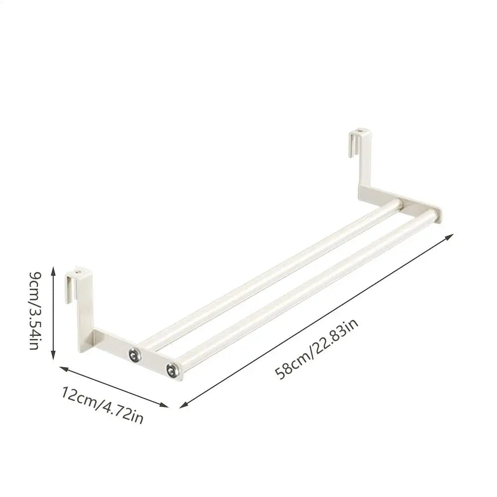 Wall-Mounted Carbon Steel Drying Rack for Radiator, Bathroom & Bedroom – Space-Saving Towel and Clothes Airer, 3 Sizes