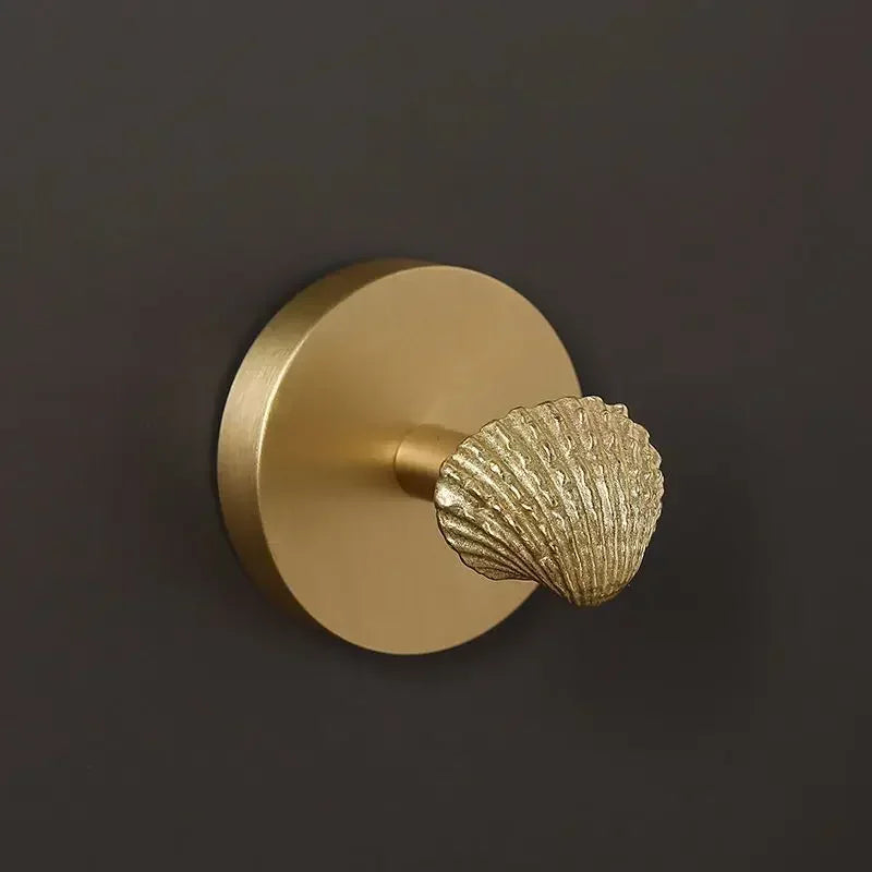 Alder Brass Animal & Botanical Wall Hook