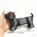 Dachshund Dog Toothbrush Holder – Black Bathroom Organizer