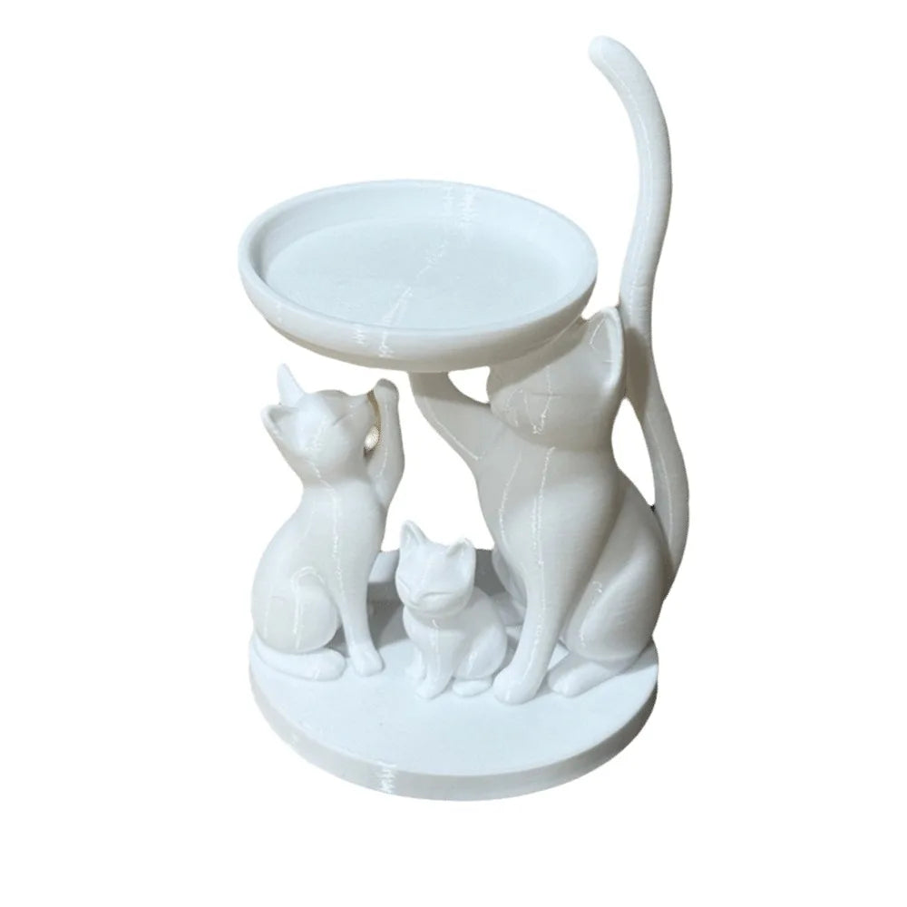 Whisker Family Cat Jewelry Tray