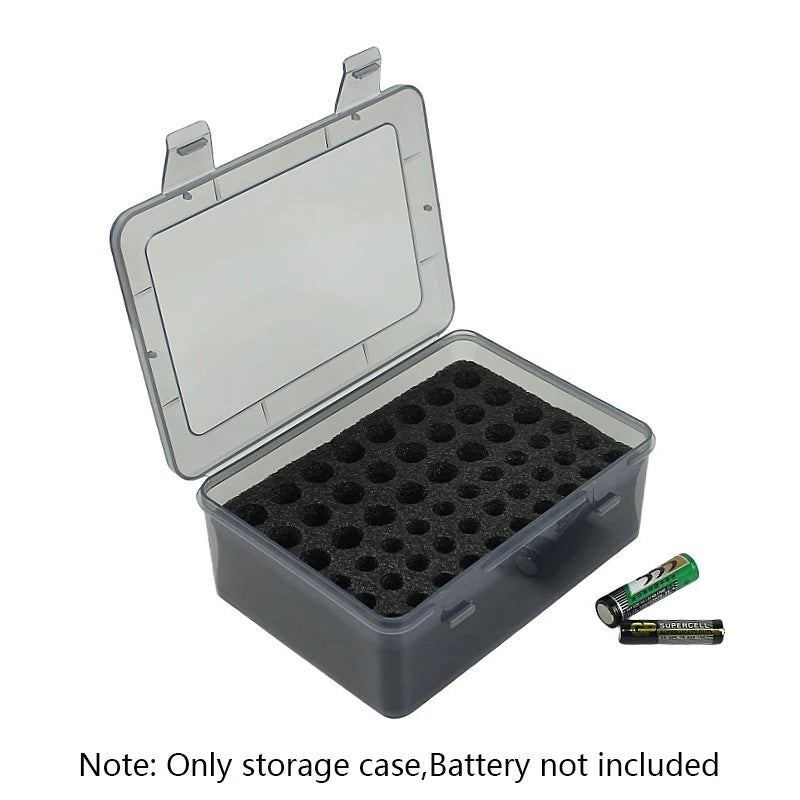 Compact Battery Organizer Box for Drawers and Utility Shelves