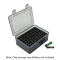 Compact Battery Organizer Box for Drawers and Utility Shelves