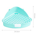 Corner Small Animal Litter Tray – Easy-Clean Potty Box for Bunnies & Pets