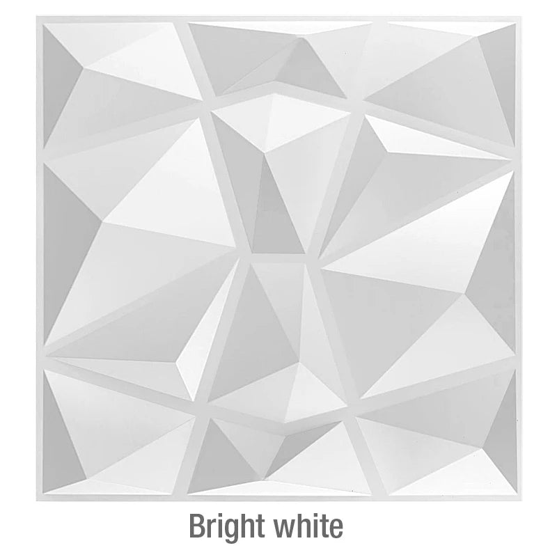 Facet 3D Geometric Wall Panel, 30x30cm