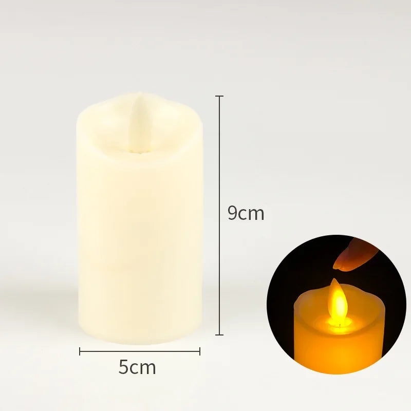 Flameless Flickering LED Pillar Candles for Cozy Home and Safe Ambiance