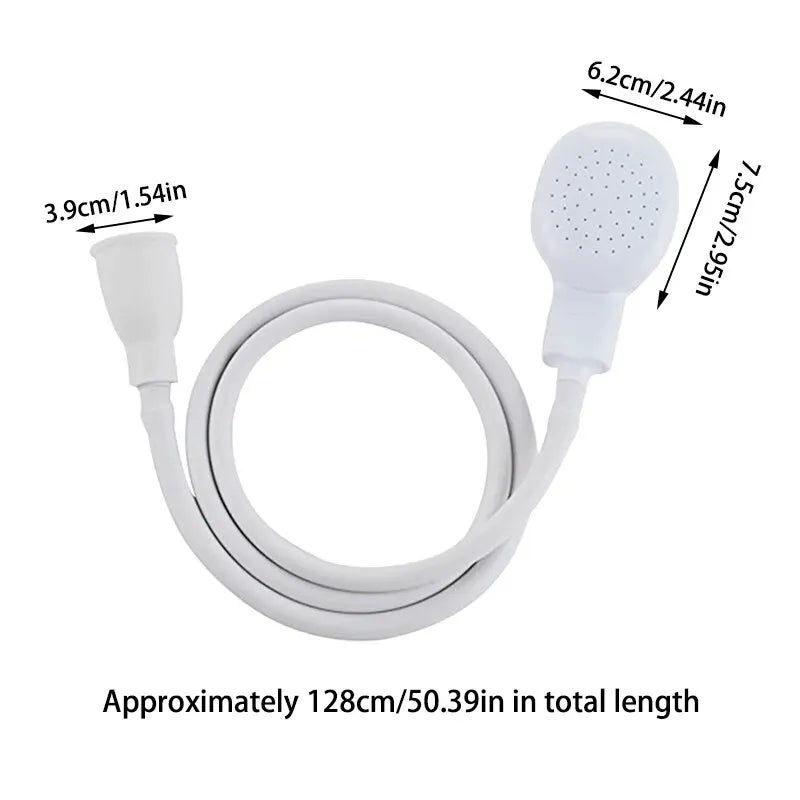 Handheld Pet Bath Sprayer with Flexible Hose