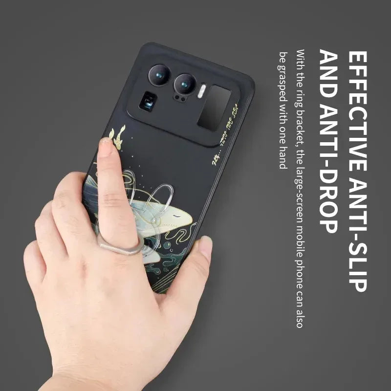 Transparent Animal-Shaped 360° Rotating Phone Ring Holder