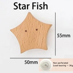 Woodland Animal Wooden Wall Hooks