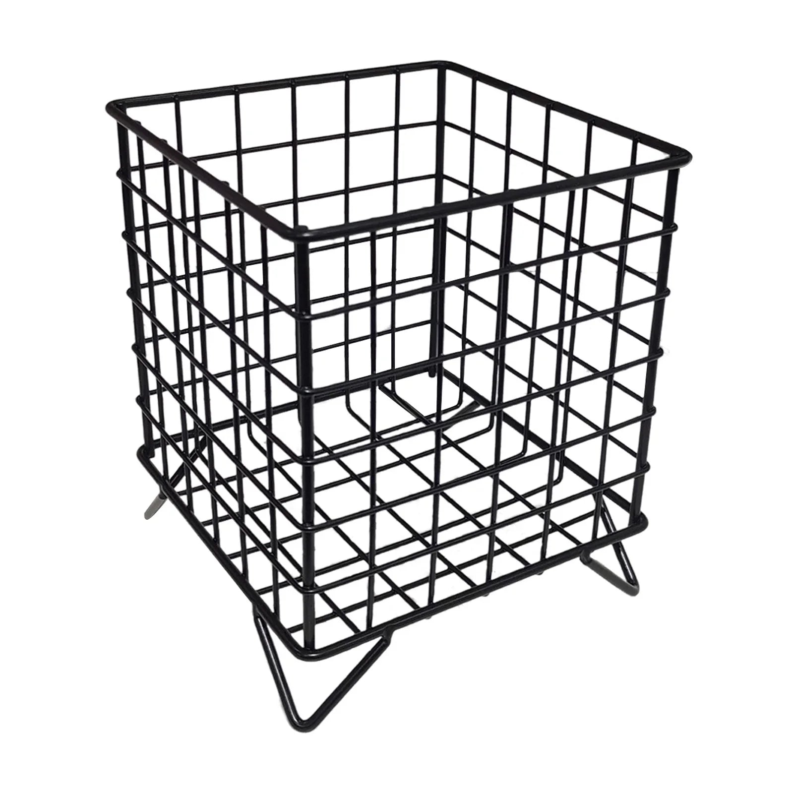 Metal Desktop Storage Basket Organizer