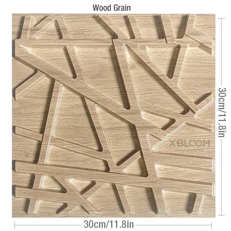 Facet 3D Geometric Wall Panel, 30x30cm