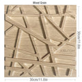 Facet 3D Geometric Wall Panel, 30x30cm