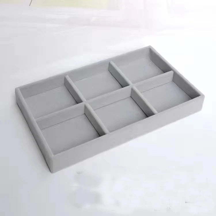 Velvet Jewelry Drawer Organizer Tray – Various Grid Options