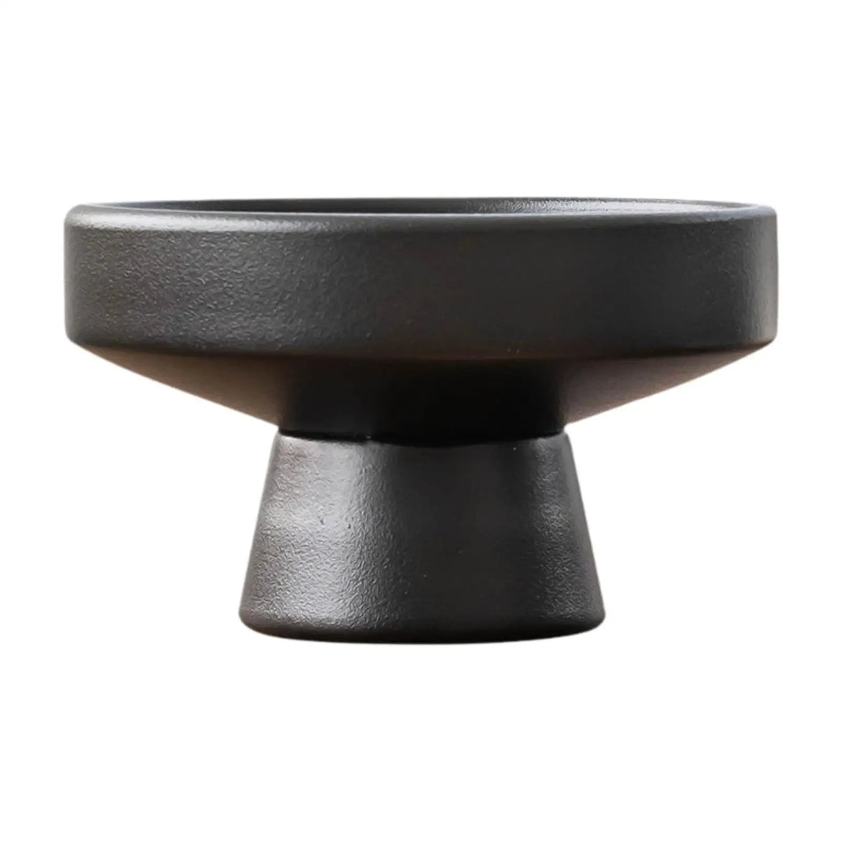 Milo Modern Ceramic Pedestal Flowerpot Vase for Table Centerpiece & Home Decor