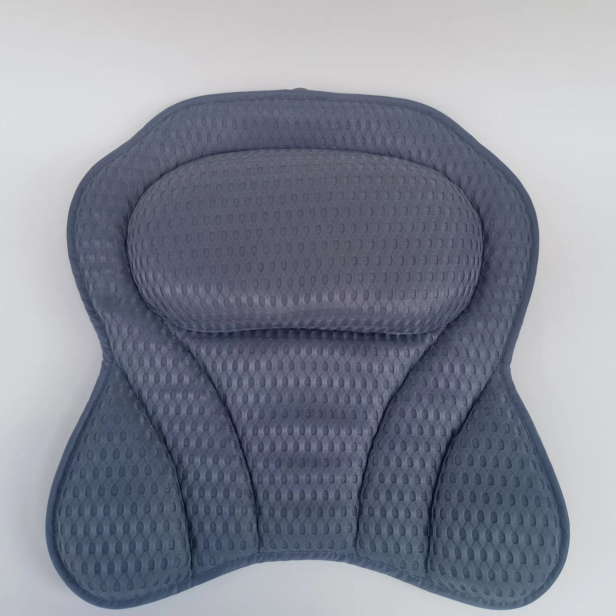 Air Mesh Bath Pillow with Suction Cups for Neck and Back Support in Tubs & Spa Baths