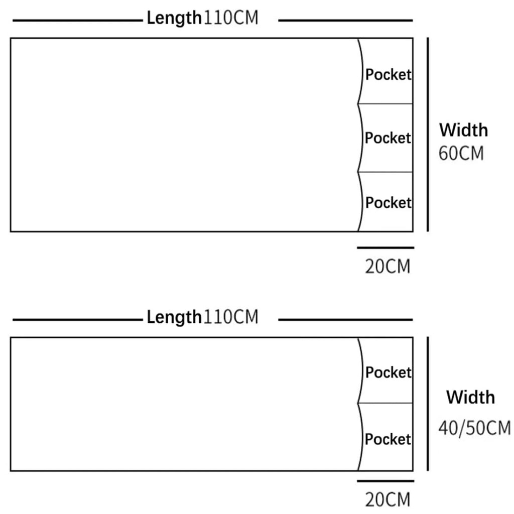 Fabric Sofa Armrest Organizer with Pockets