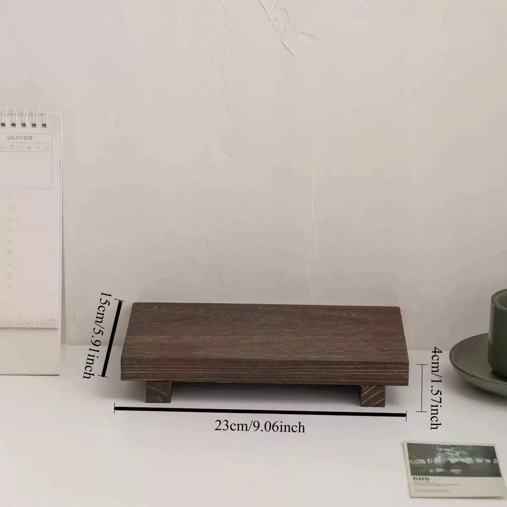 Loft Wooden Display Tray for Bathroom, Vanity, or Kitchen Counter