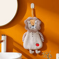 Willow Animal Hanging Hand Towel – Soft Coral Fleece for Kitchen & Bath
