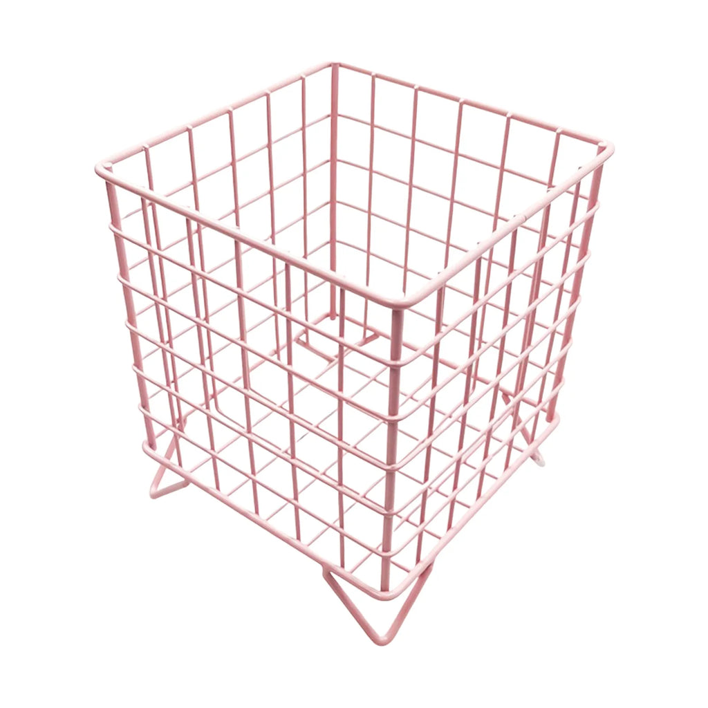 Metal Desktop Storage Basket Organizer