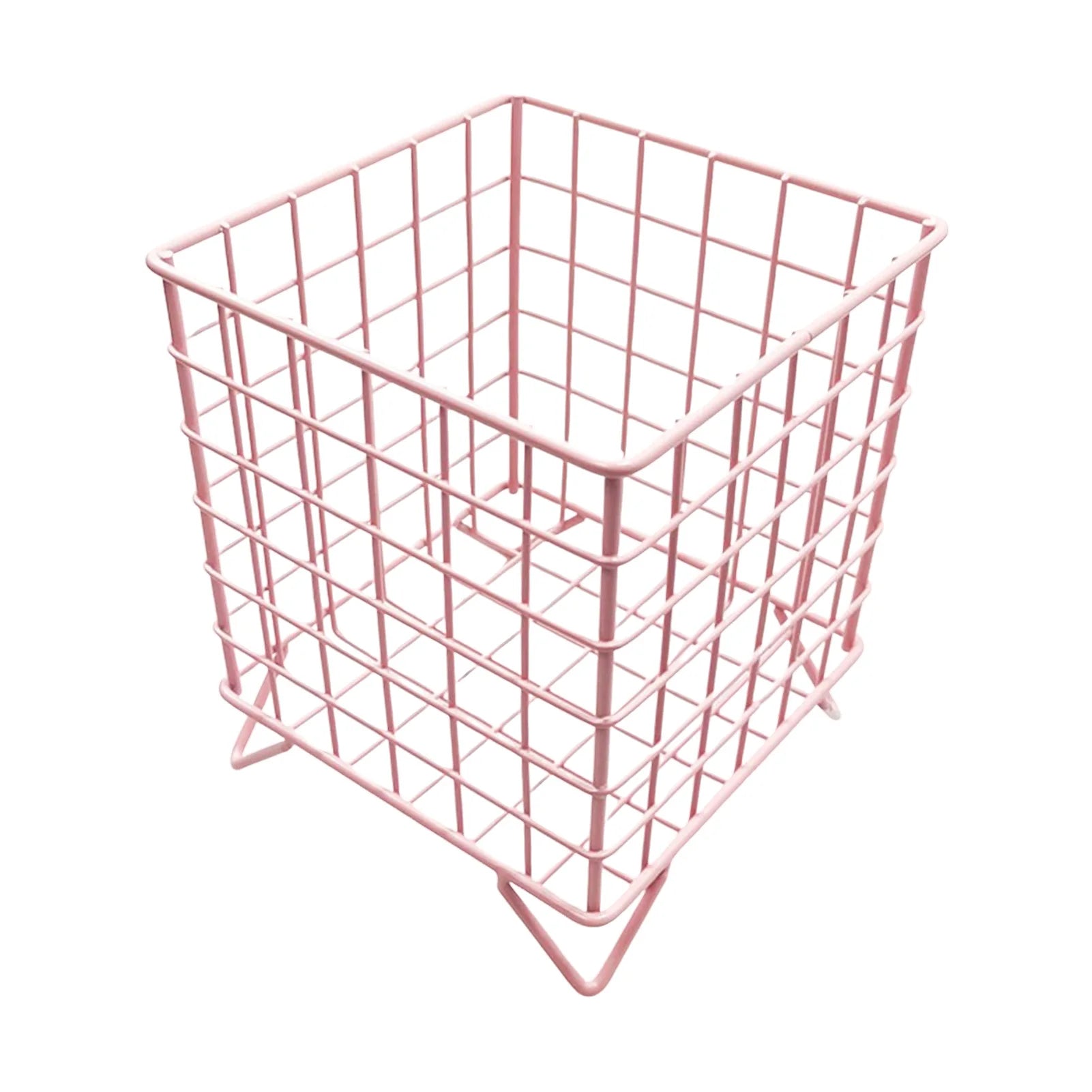 Metal Desktop Storage Basket Organizer