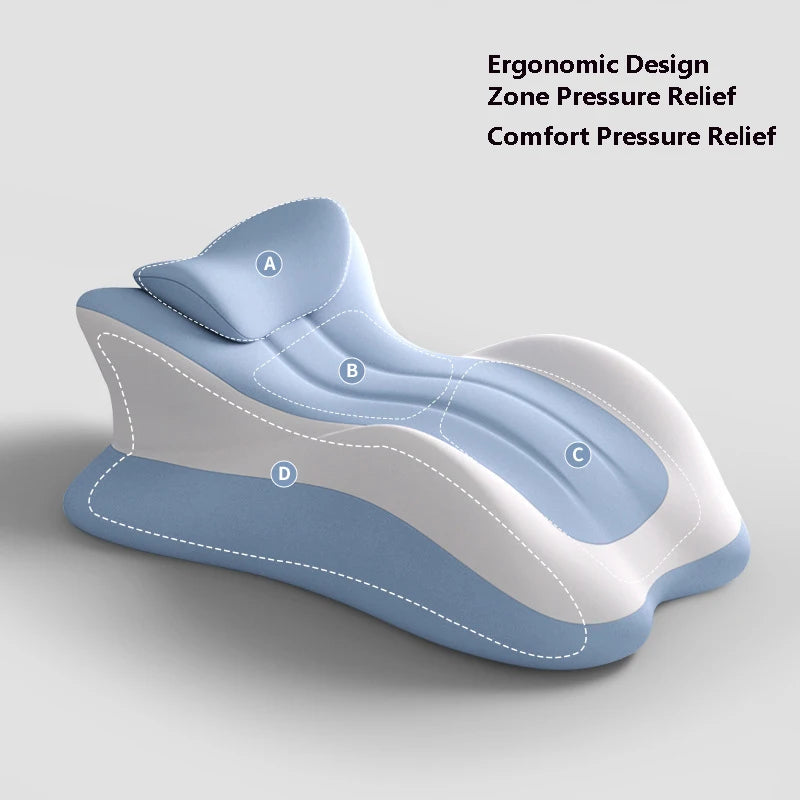 Contoured Memory Foam Reading & Support Wedge Pillow