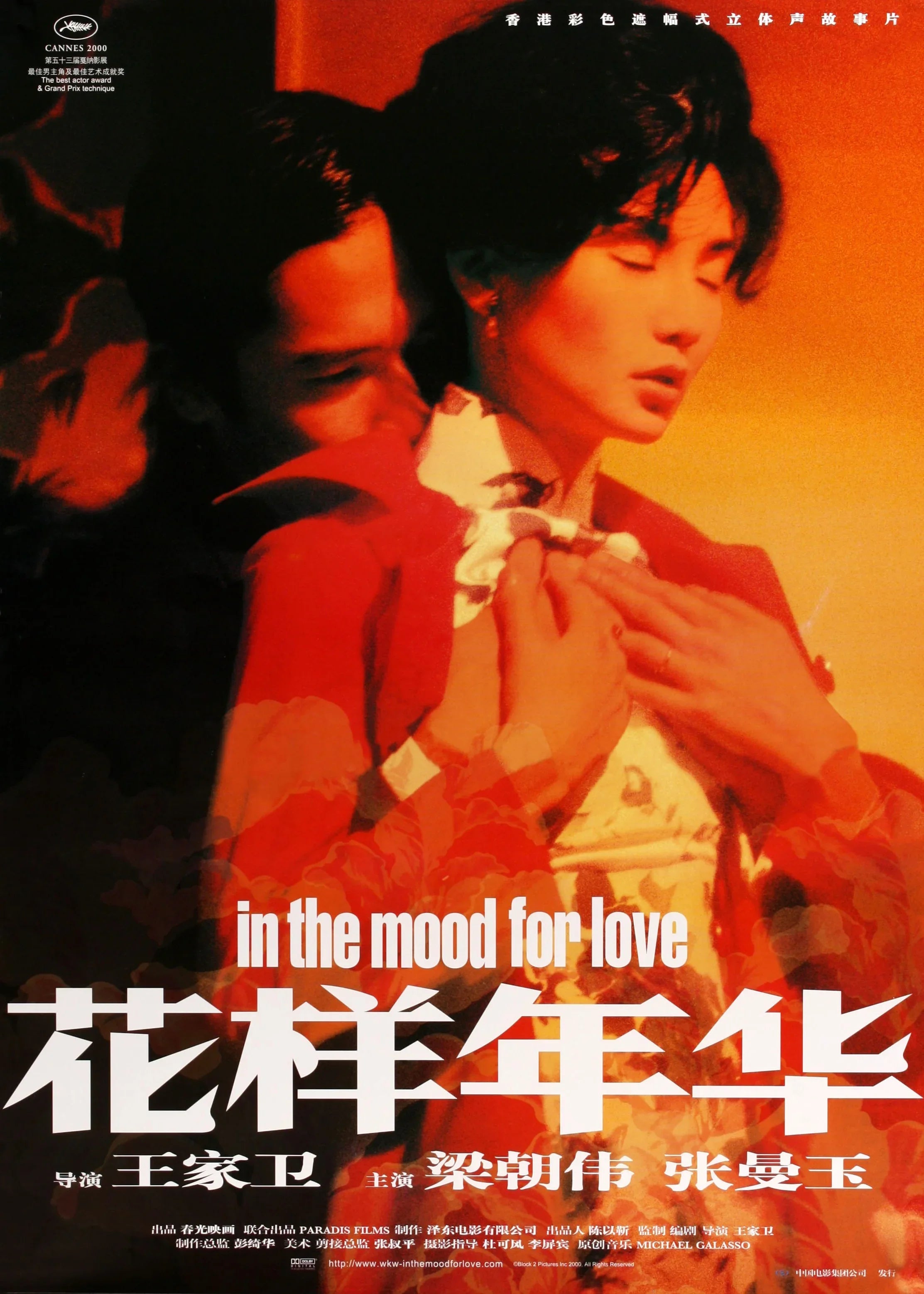 In the Mood for Love Art Poster – Unframed Canvas Wall Print