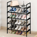 Narrow 5-Tier Stackable Shoe Rack for Small Entryways and Closets