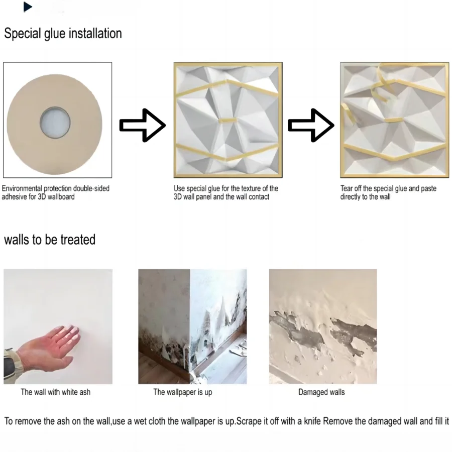 3D Textured PVC Wall Panels – 12 or 20 Square Tiles for Modern Accent Walls, Living Room & Bedroom