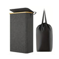 75L Slim Oxford Laundry Basket with Lid & Removable Lining Bag for Bedroom, Bathroom, or Dorm