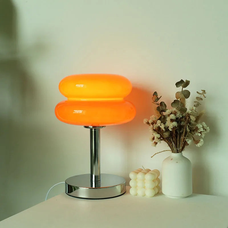 Arden Macaron Glass Table Lamp – Modern Bedside & Accent Lighting