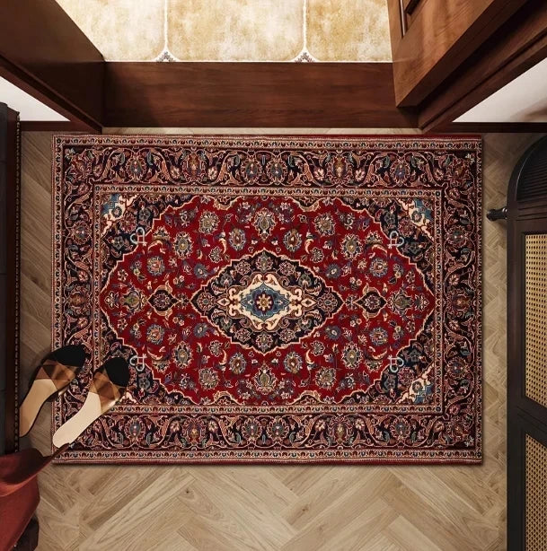 Layla Woven Geometric Persian-Style Accent Rug