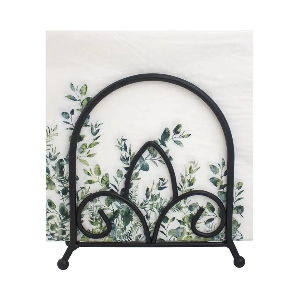 Modern Metal Napkin Holder for Kitchen or Dining Table