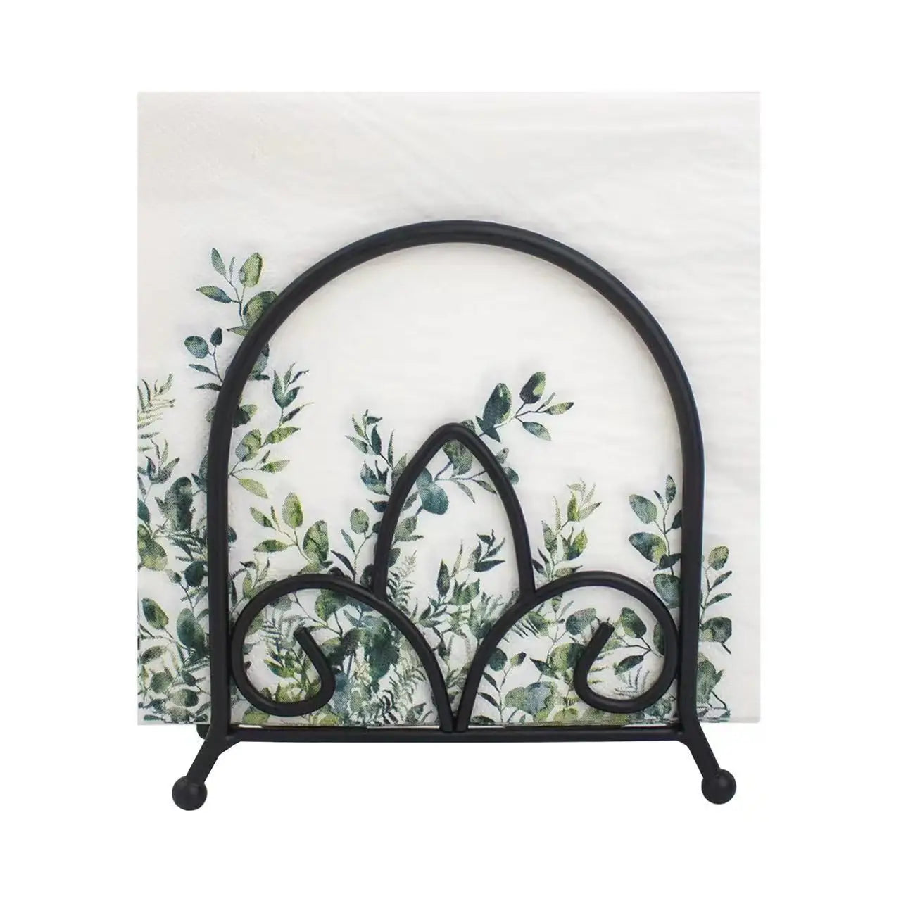 Modern Metal Napkin Holder for Kitchen or Dining Table