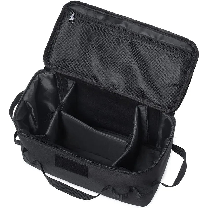 Divided Utility Storage Bag for Camping Gear, Tools, or Pantry