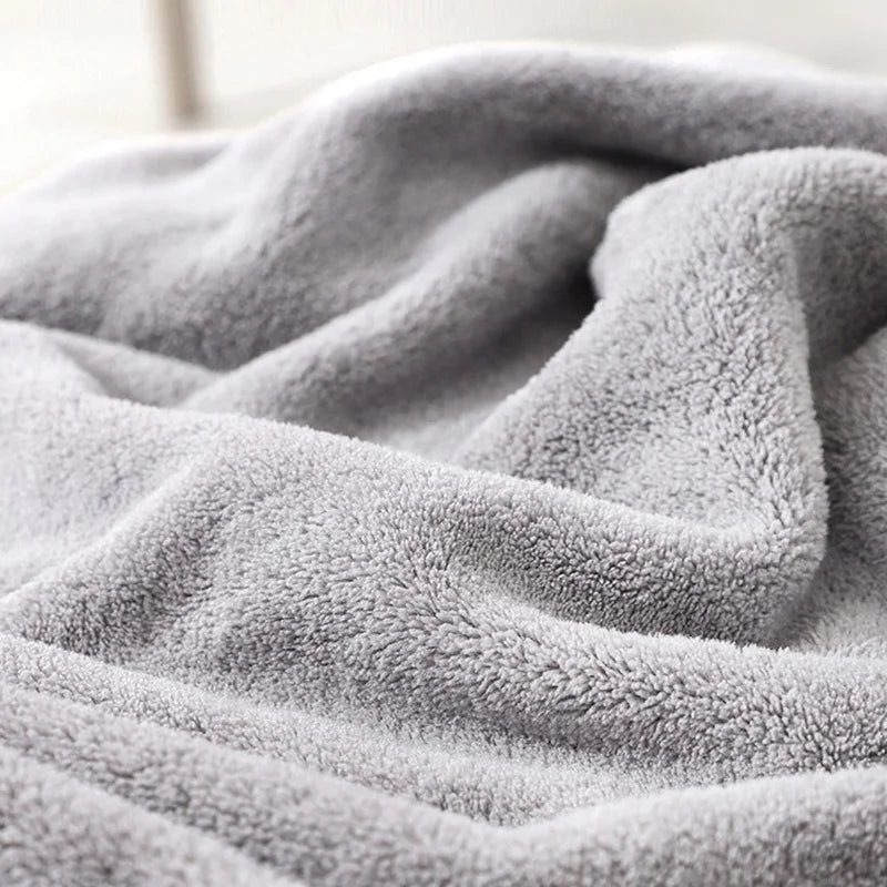 Cartoon Animal Hooded Baby Bath Towel Blanket – Soft Coral Fleece