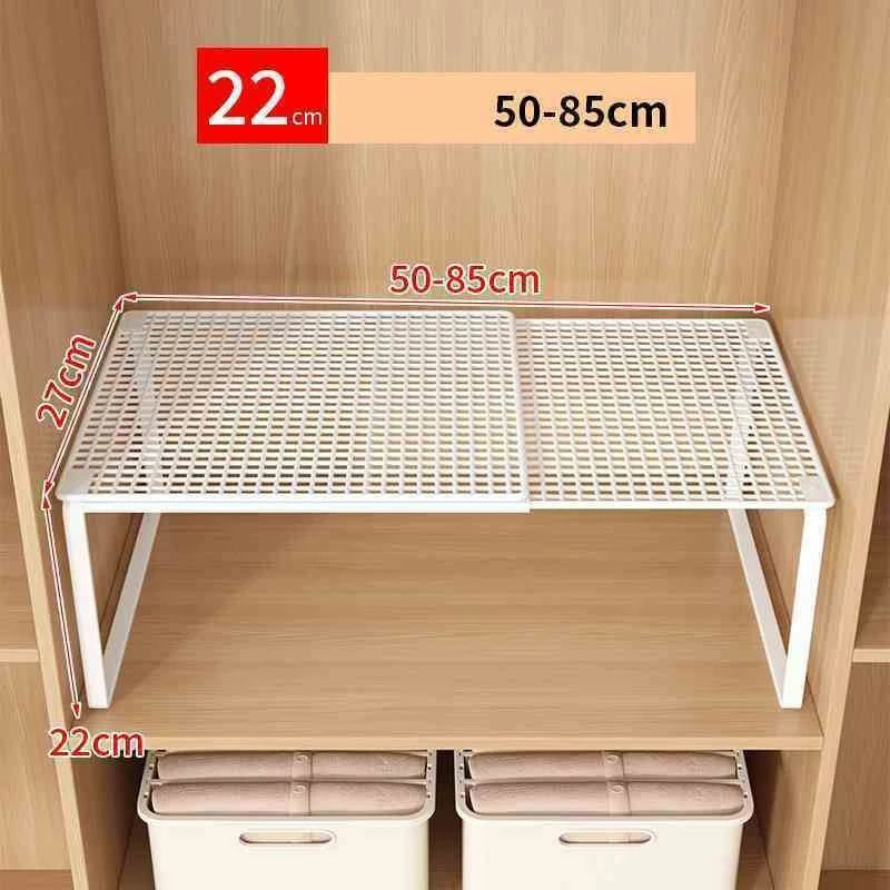 Adjustable Stackable Closet Shelf Divider for Cabinets & Wardrobes