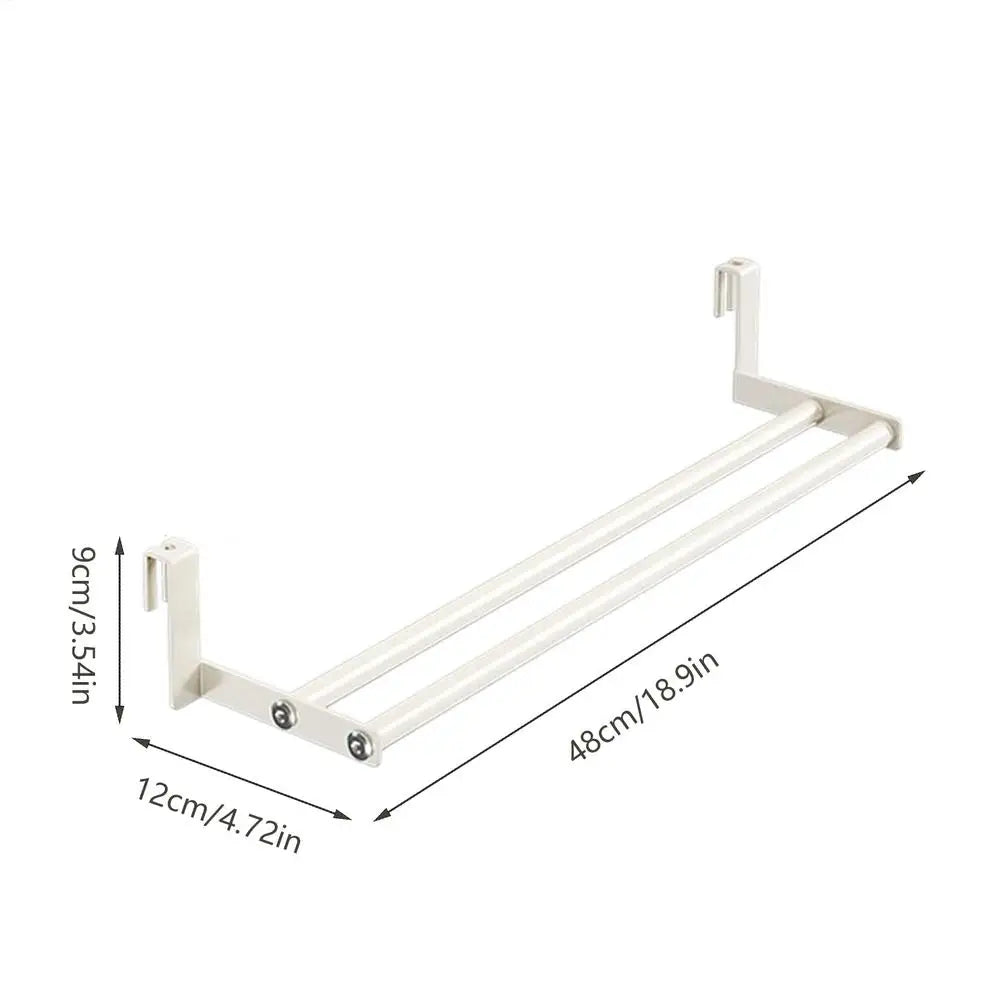 Wall-Mounted Carbon Steel Drying Rack for Radiator, Bathroom & Bedroom – Space-Saving Towel and Clothes Airer, 3 Sizes