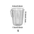 304 Stainless Steel Hanging Chopstick & Utensil Holder Basket for Kitchen Drawer, Sink, or Dishwasher