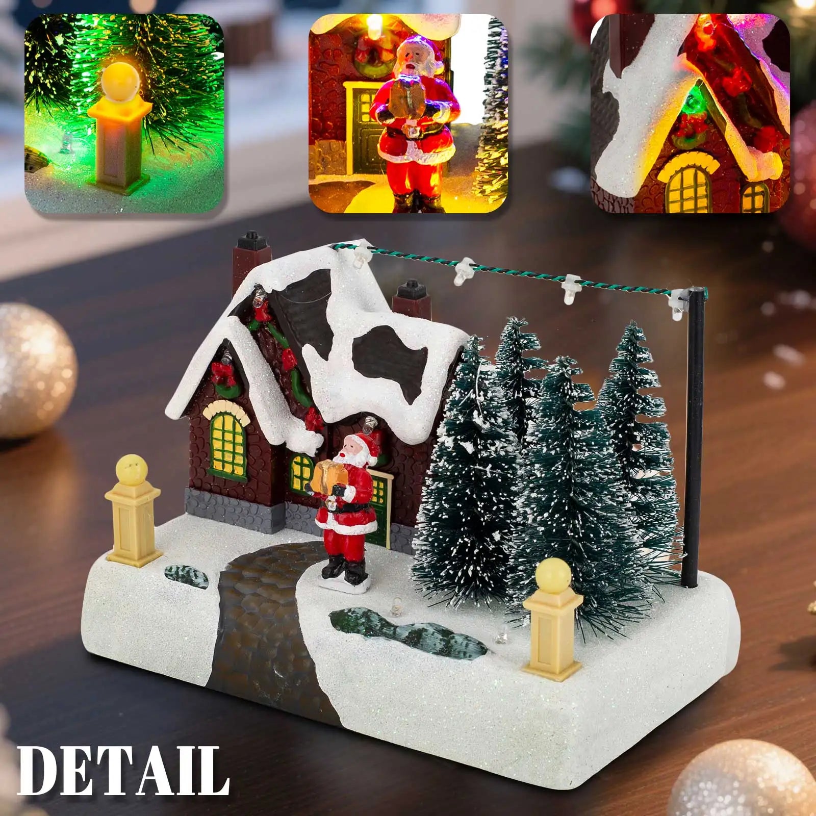 Winter Village Light-Up Christmas Scene Decor