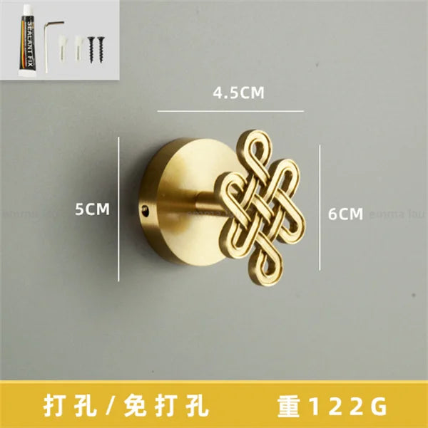 Eden Brass Animal Wall Hook – Sculpted Decorative Hook for Entryway or Bathroom