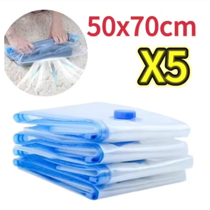 Space-Saving Vacuum Storage Bags for Closet & Travel