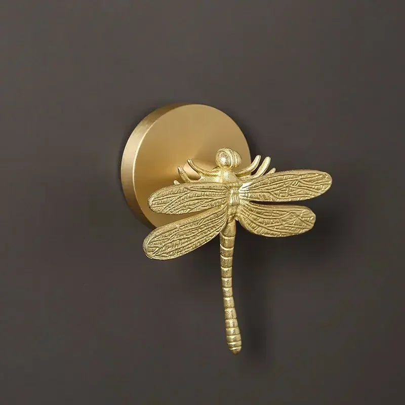 Alder Brass Animal & Botanical Wall Hook