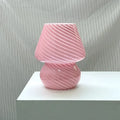 Rowan Glass Mushroom Table Lamp for Bedroom or Bedside