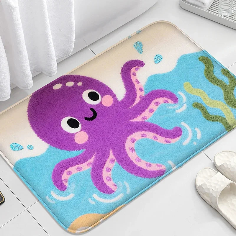 Willow Cartoon Anti-Slip Bath Mat