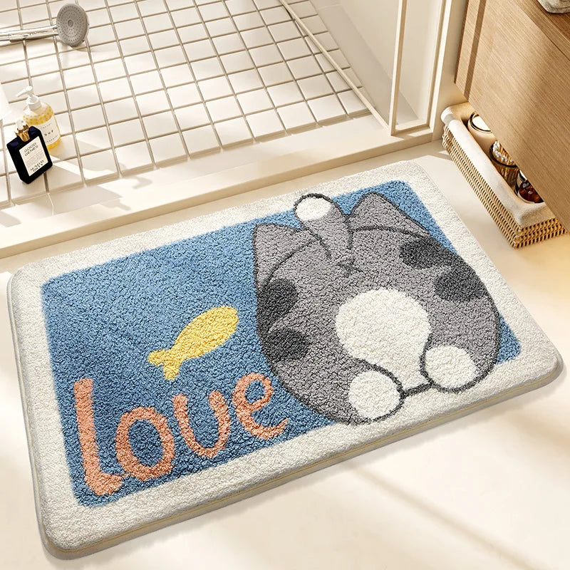 Willow Animal Friends Microfiber Bath Mat