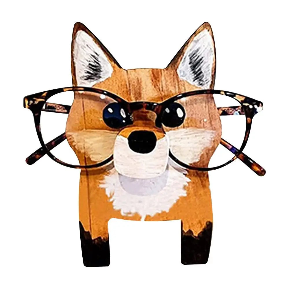 Whimsical Animal Wooden Eyeglasses Holder Stand