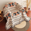 Solano Woven Aztec Fringe Throw Blanket