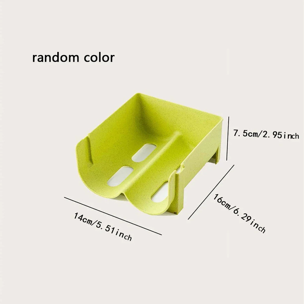 Stackable Fridge Bottle & Can Organizer Rack in Blue, Pink, or Green – Space-Saving Kitchen Storage for Drinks