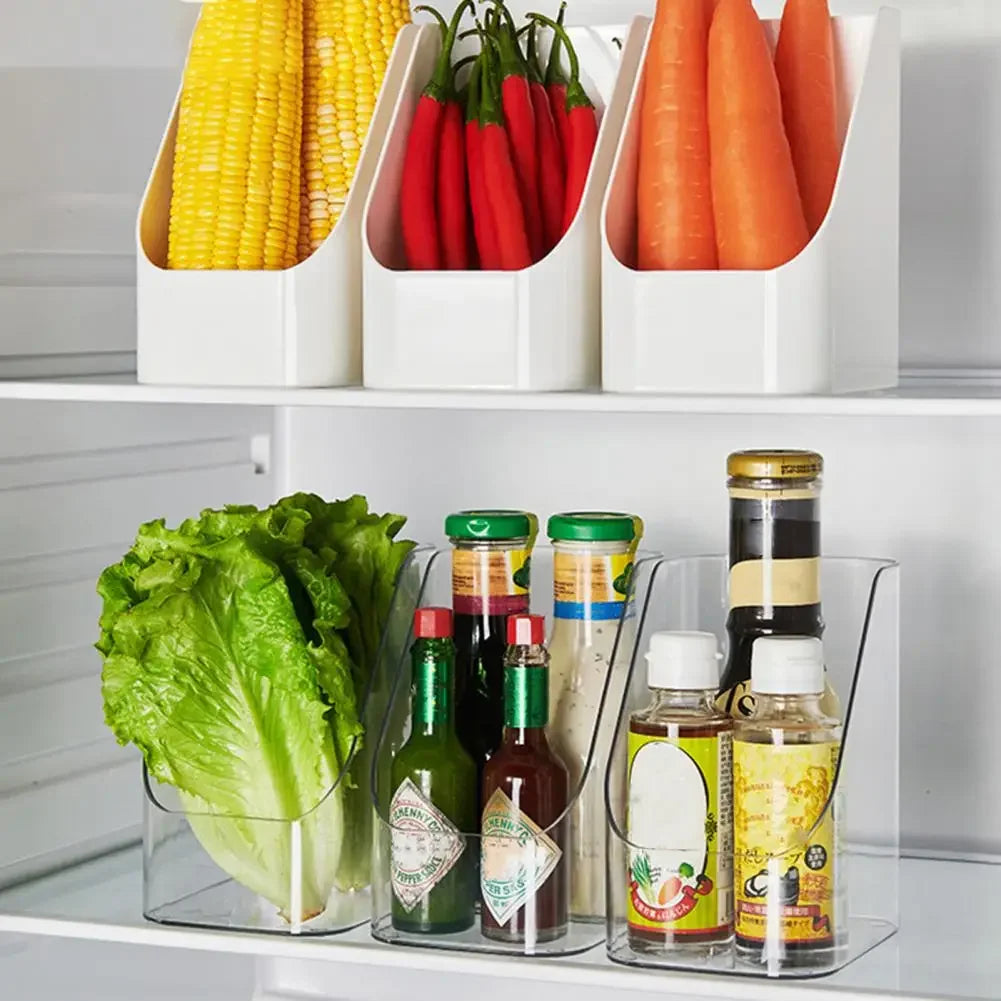 Slim Fridge & Pantry Organizer Bin for Produce, Snacks, or Bottles