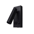 Marlow Adjustable Wall-Mounted Bedside Reading Light with USB & Type-C Charging